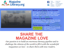 Tablet Screenshot of magazineliteracy.org